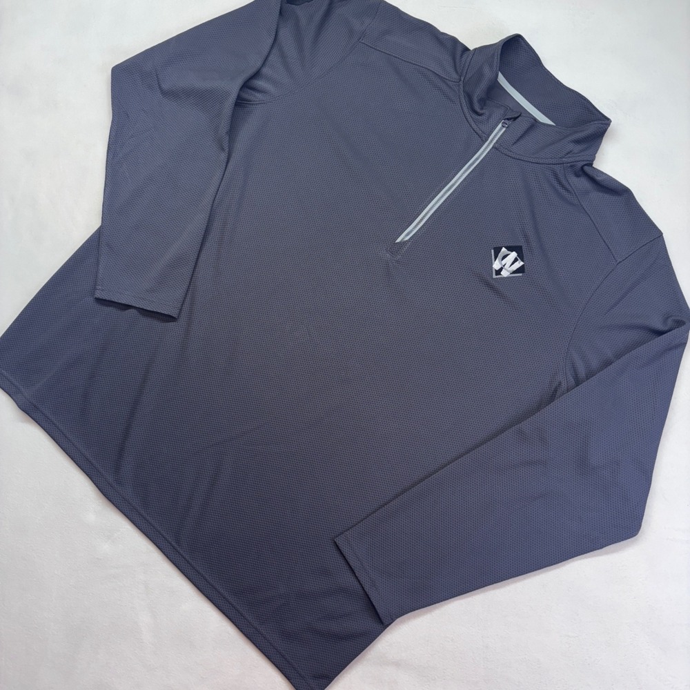 Sport Tek 2XL Gray 1/4 Zip Pullover Long Sleeve Shirt Florida Logo